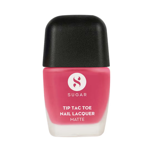 Sugar Cosmetics Tip Tac Toe Nail Lacquer Matte - 36 Magenta Maze 9 MILLI_LITRE