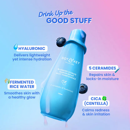 DOT & KEY Blueberry Hydrate Barrier Repair Toner - 150ml