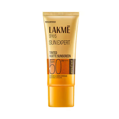 Lakme 9To5 Sun Expert Spf 50 PA+++Tint Hint Sunscreen Cream
