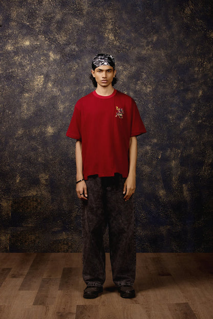 Xolotl Oversized T-shirt Maroon