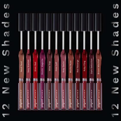 Pilgrim Matte Me Up Liquid Lipstick Rosy Darlin'-21 3 MILLI_LITRE