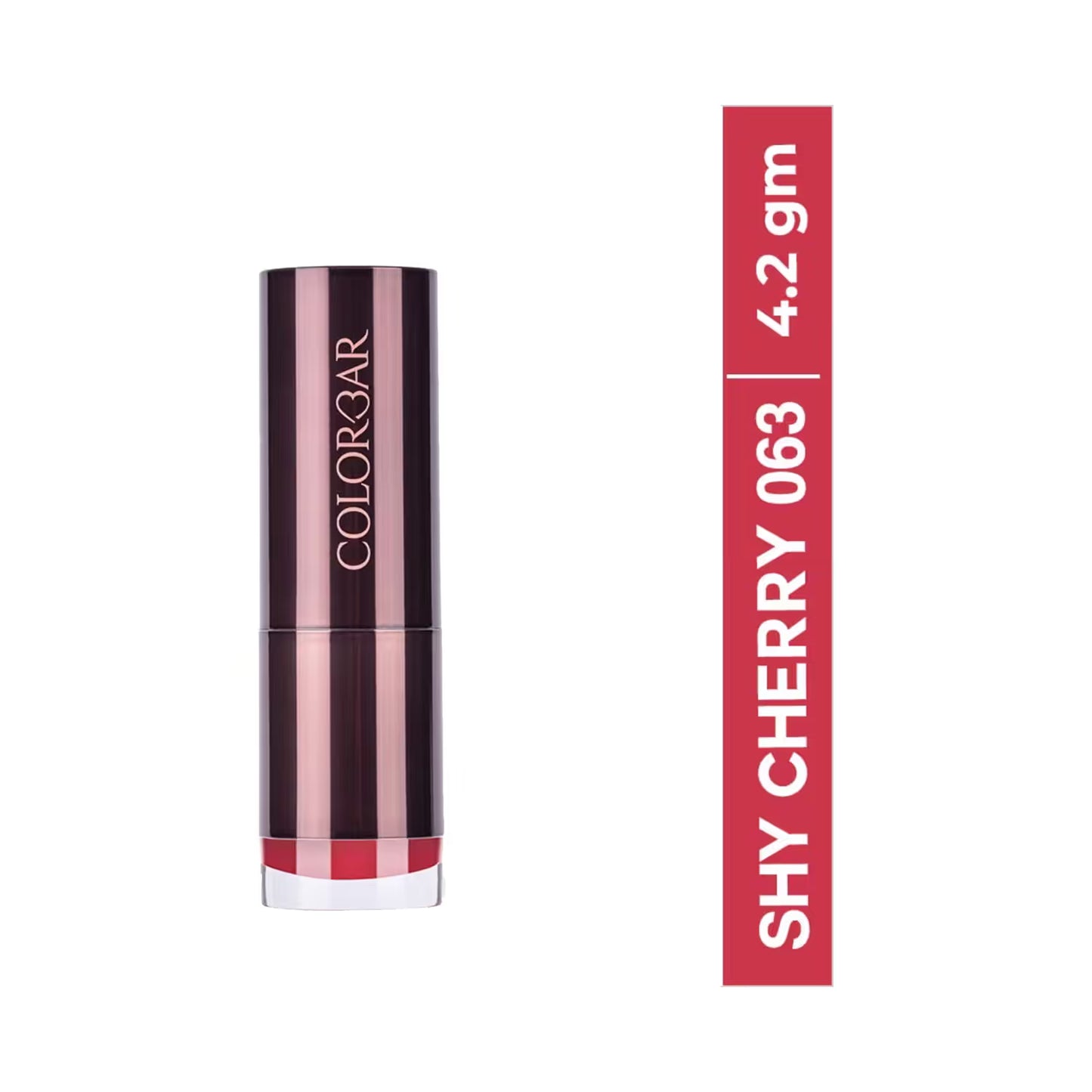 Colorbar Velvet Matte Lipstick - Shy Cherry Red 4.2 g
